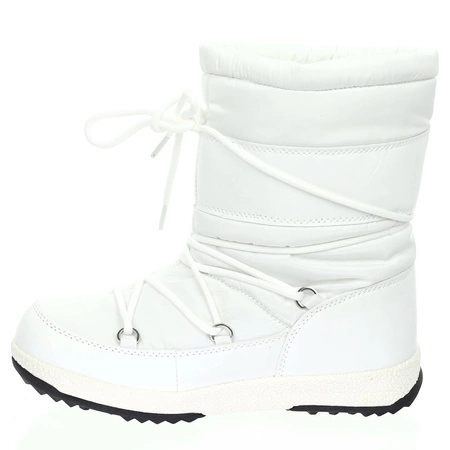 Śniegowce damskie białe wysokie bardzo ciepłe American Club