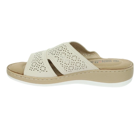 Komfortowe klapki damskie po domu kapcie UNISOFT