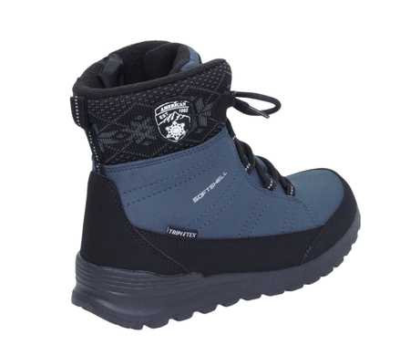 Granatowe śniegowce damskie z membraną softshell American Club