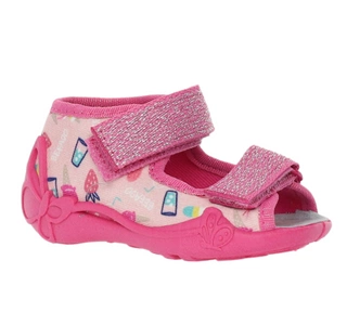 Sandałki do przedszkola na rzepy PAPI BEFADO - 342P061