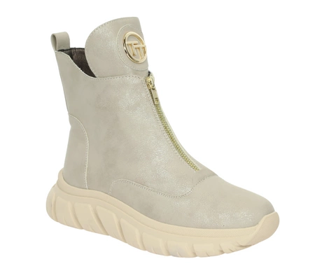 Eleganckie i wygodne botki damskie ocieplane sportowe buty Jezzi