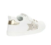 Białe adidasy dziecięce z eko skóry zapinane na rzepy American Club