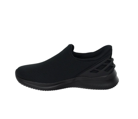 Czarne adidasy damskie wsuwane z profilowaną wkładką American Club