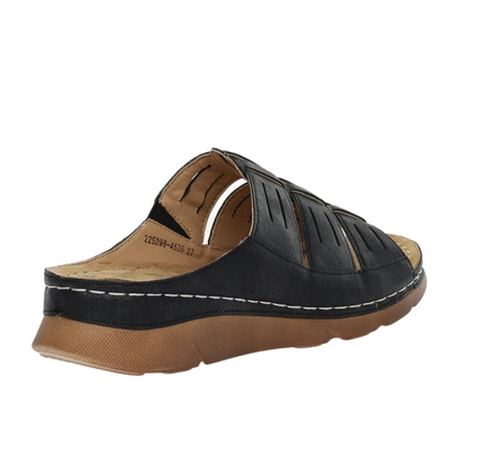 Wygodne damskie klapki zdrowotne szyte Jezzi