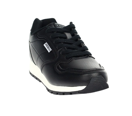 Czarne adidasy młodzieżowe na białej podeszwie American