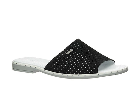 Klapki damskie skórzane Gino Fabiani