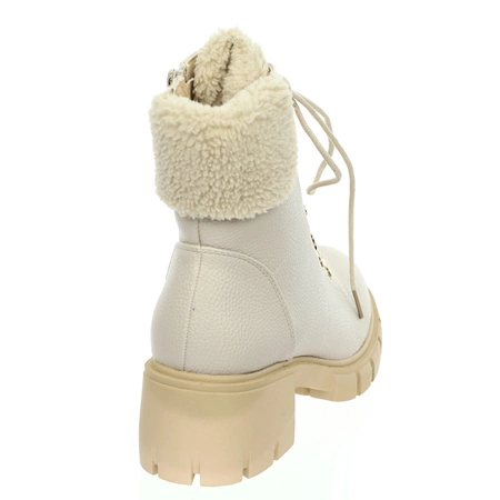 Traperki ocieplane z futerkiem na klocku Jezzi