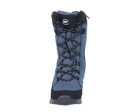 Granatowe wysokie śniegowce damskie z membraną softshell American Club