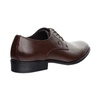 Brązowe półbuty męskie garniturowe kościelne UNISOFT