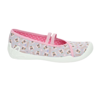 Pantofle dla dziewczynki do przedszkola baleriny sportowe  BEFADO