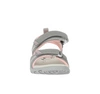 Szare sandały dziecięce na rzepy ze skórzaną wkładką American Club