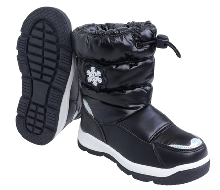 Ciepłe śniegowce dziecięce kalosze ocieplane ze ściągaczem American Club