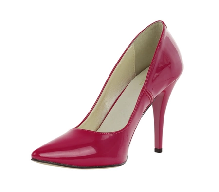 Fuksjowe szpilki lakierowane Polskie JUMA