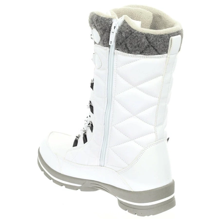 Śniegowce damskie białe wysokie wodoodporne American Club