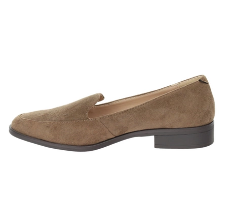 Półbuty damskie welurowe lordsy płaskie Jezzi