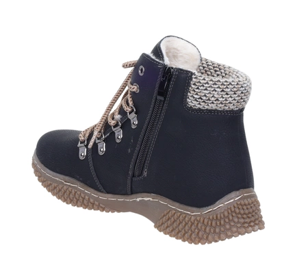 Ciepłe trzewiki damskie buty zimowe botki komfortowe UNISOFT