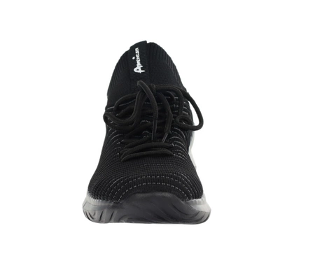 Czarne wsuwane adidasy siateczkowe slip-on American Club