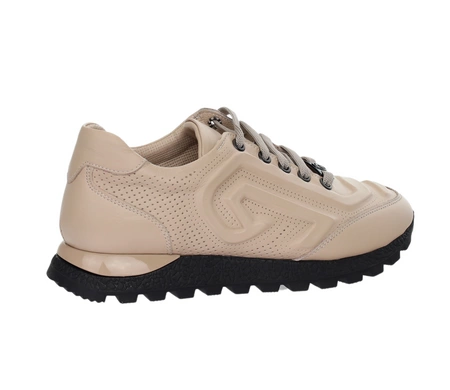 Skórzane adidasy damskie cieliste eleganckie MODO