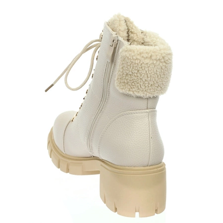 Traperki ocieplane z futerkiem na klocku Jezzi