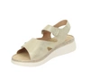 Złote sandały damskie na rzepy komfortowe i eleganckie  Jezzi