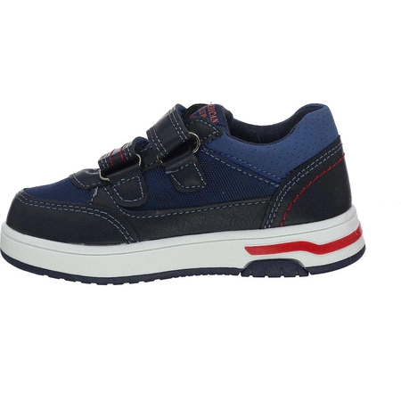 Granatowe adidasy dziecięce na rzepy American Club