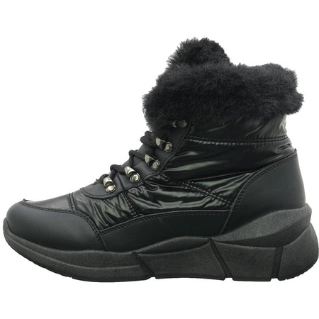 Sneakersy z futerkiem śniegowce damskie NEWS 22SN26-5002