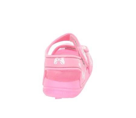 Różowe sandały piankowe wodoodporne na rzepy do wody dziecięce American Club