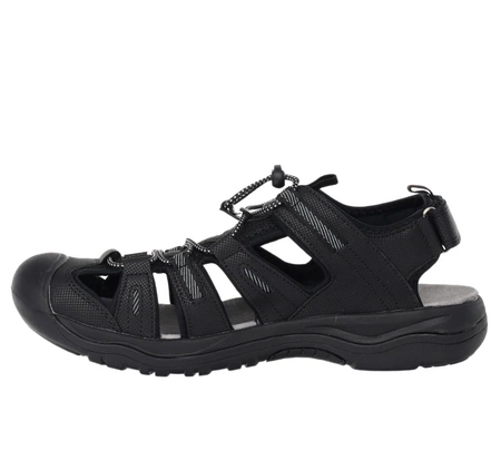 Sandały męskie turystyczne z gumowym czubkiem zabudowanym American Club