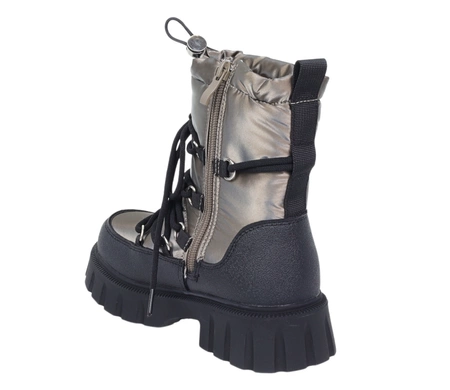 Ciepłe i modne śniegowce dziecięce dla dziewczynki kozaki Miss E