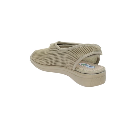 Zdrowotne ortopedyczne sandały damskie regulowane na rzepy BEFADO