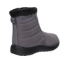 Szare śniegowce damskie ciepłe botki wodoodporne zimowe Jezzi