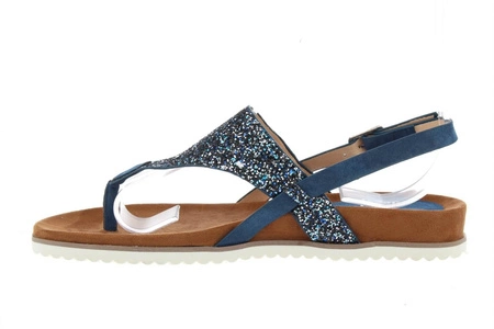 Sandały płaskie damskie japonki Jezzi