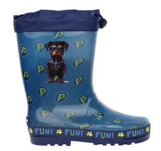 Kalosze dziecięce gumowce wysokie ze ściągaczem American Club