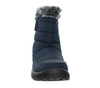 Granatowe niskie śniegowce damskie na zamek buty termiczne  Jezzi