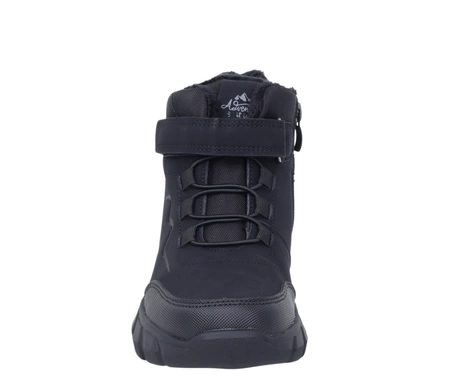 Buty zimowe dla chłopca na rzepy z odblaskami