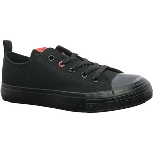 Trampki całe czarne młodzieżowe Lee Cooper