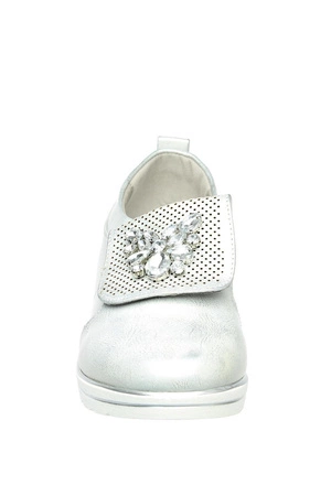 Półbuty wsuwane z cyrkoniami Jezzi MR1738-2