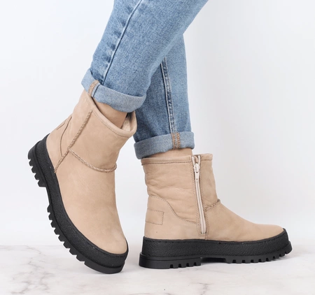 Ciepłe śniegowce botki Emu ocieplane naturalną wełną Polskie Gino Fabiani