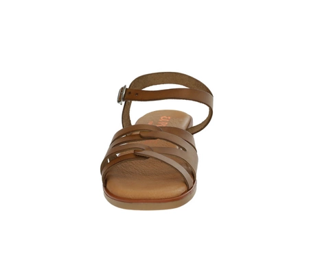 Hiszpańskie płaskie sandały skórzane rzymianki El Pimpi