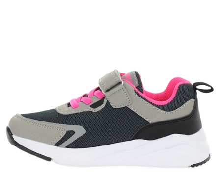 Adidasy dziewczęce na rzep ze skórzaną wkładką American Club