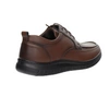Brązowe półbuty męskie ze skórzaną wkładką komfortowe do garnituru UNISOFT