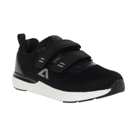 Lekkie adidasy dziecięce na rzepy ze skórzana wkładką American Club