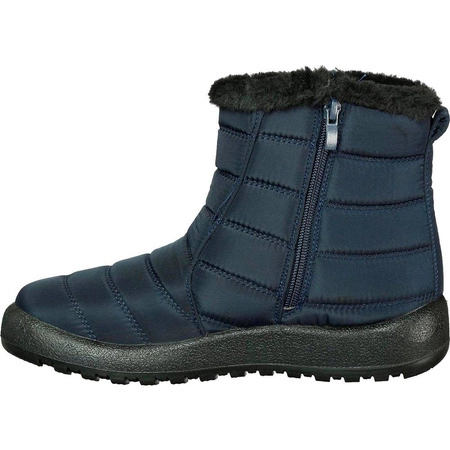 Śniegowce granatowe damskie trzewiki wodoodporne Jezzi