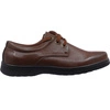 Brązowe buty męskie garniturowe sznurowane NEWS 