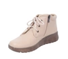  Jasne botki damskie skórzane komfortowe buty zimowe HELIOS