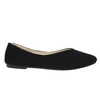 Czarne balerinki damskie płaskie czółenka skórzana wkładka Jezzi
