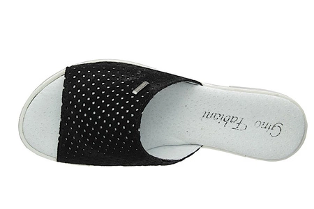 Klapki damskie skórzane Gino Fabiani