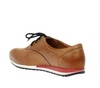 Brązowe skórzane półbuty męskie na wygodnej podeszwie McBraun