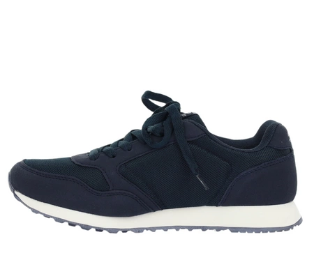 Granatowe adidasy oddychające na białej podeszwie American Club