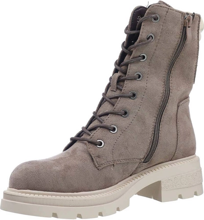 Botki damskie traperki sznurowane i ocieplane Jezzi